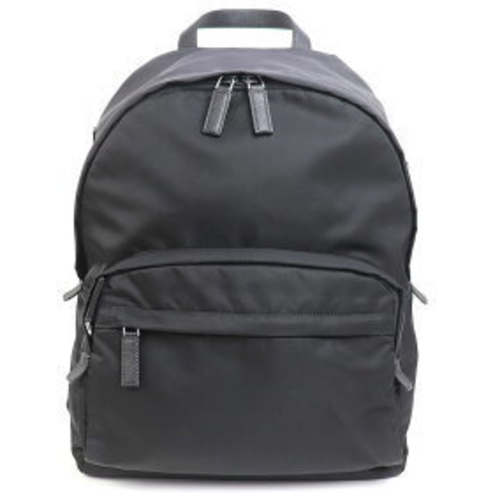 Prada Triangle Backpack Testo Nylon Saffiano Leat… - image 1